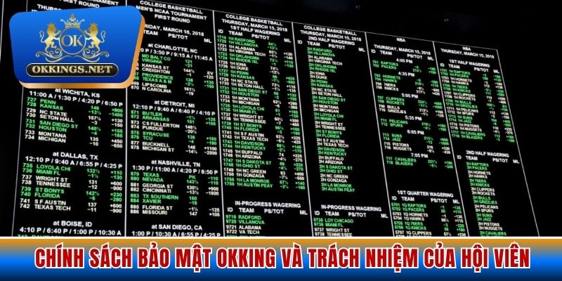 Chính sách bảo mật Okking và trách nhiệm của hội viên